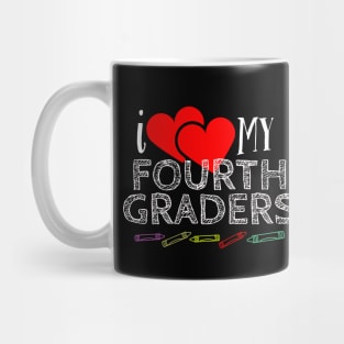I Love My Fourth Graders V3 Mug